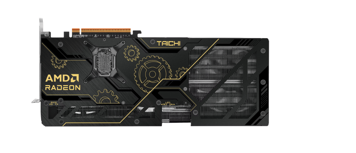 ASRock Radeon RX 9070 XT Taichi 16GB OC Graphics Card (RX9070XT TC